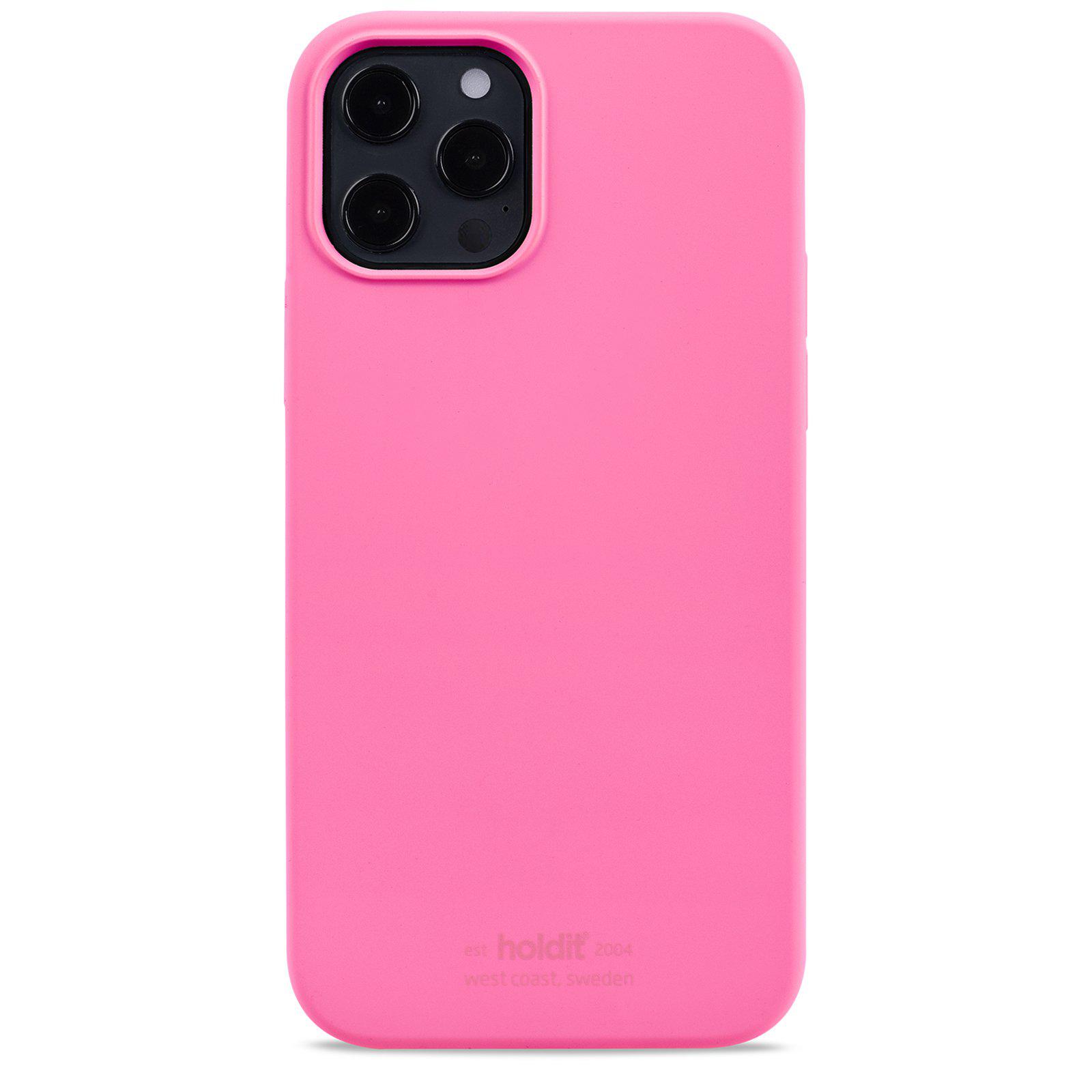 Holdit Silikonikuori iPhone 12/iPhone 12 Pro Bright Pink