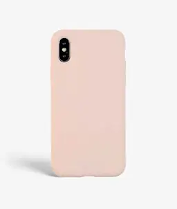 S.C iPhone X/XS Silicone Dusty Pink
