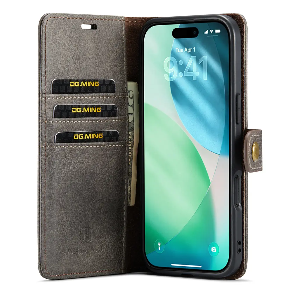 Magnet Wallet iPhone Air Brown