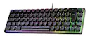 DK240 60 % membrantastatur med RGB, Svart