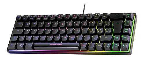 DK240 60 % membrantastatur med RGB, Svart