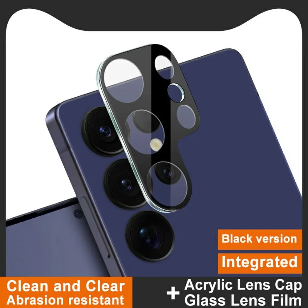 Härdat Glas 0.2mm Linsskydd Samsung Galaxy S25 Ultra Svart