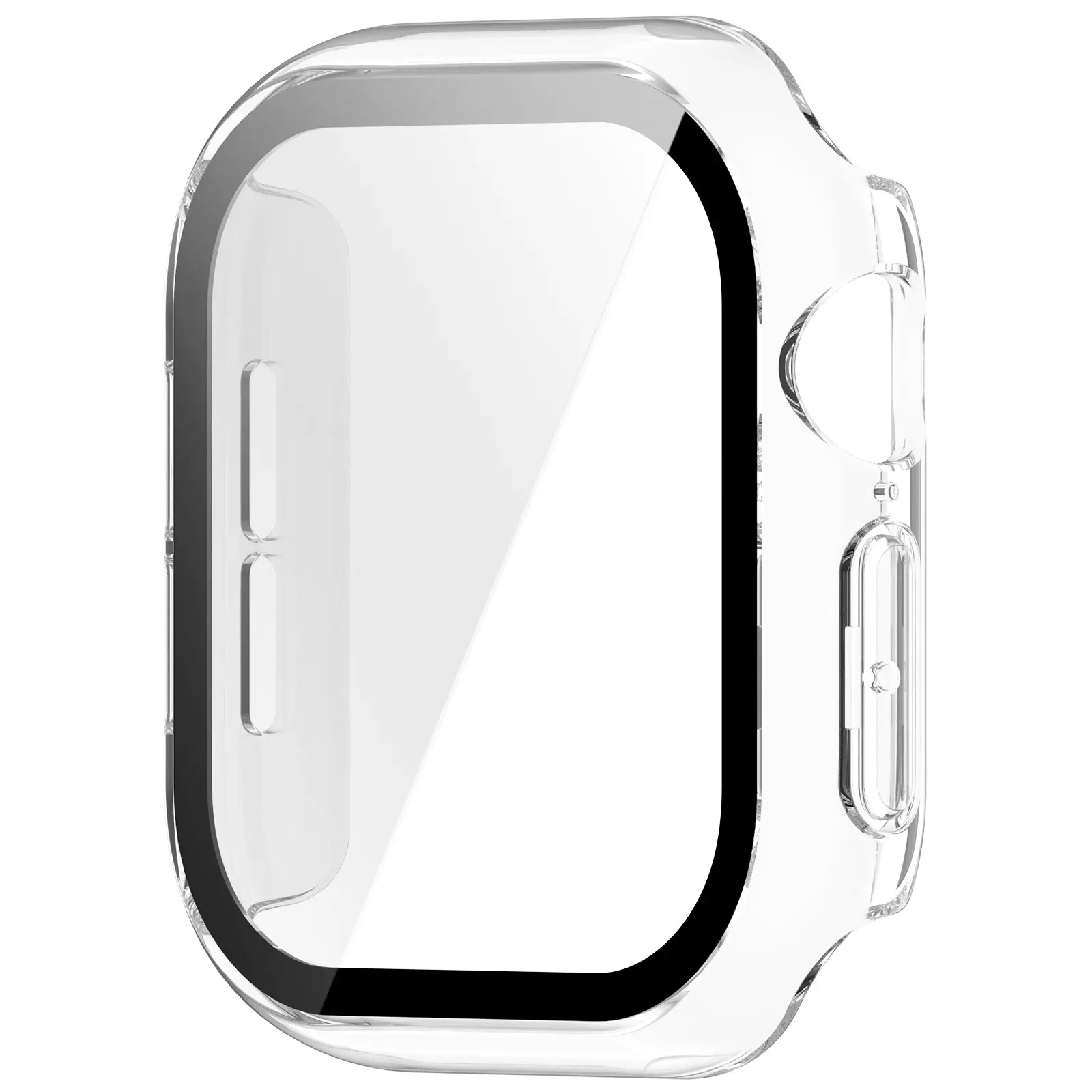Full Cover Case Apple Watch Series 12 47mm Genomskinlig