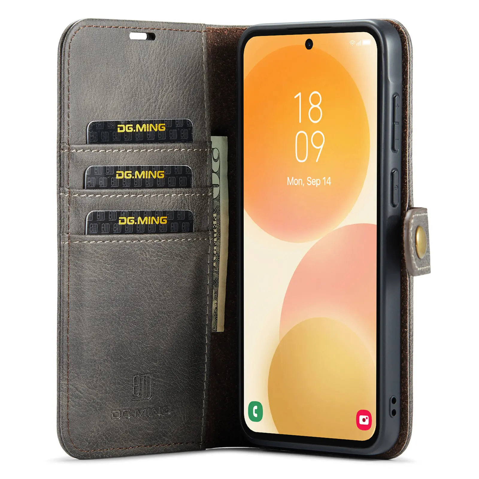 Magnet Wallet Samsung Galaxy A57 Brown