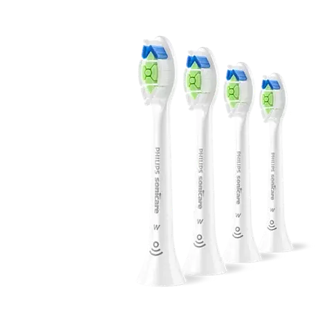 Sonicare W2 Optimal White 4-pack harjaspäät HX6064/87, Valkoinen