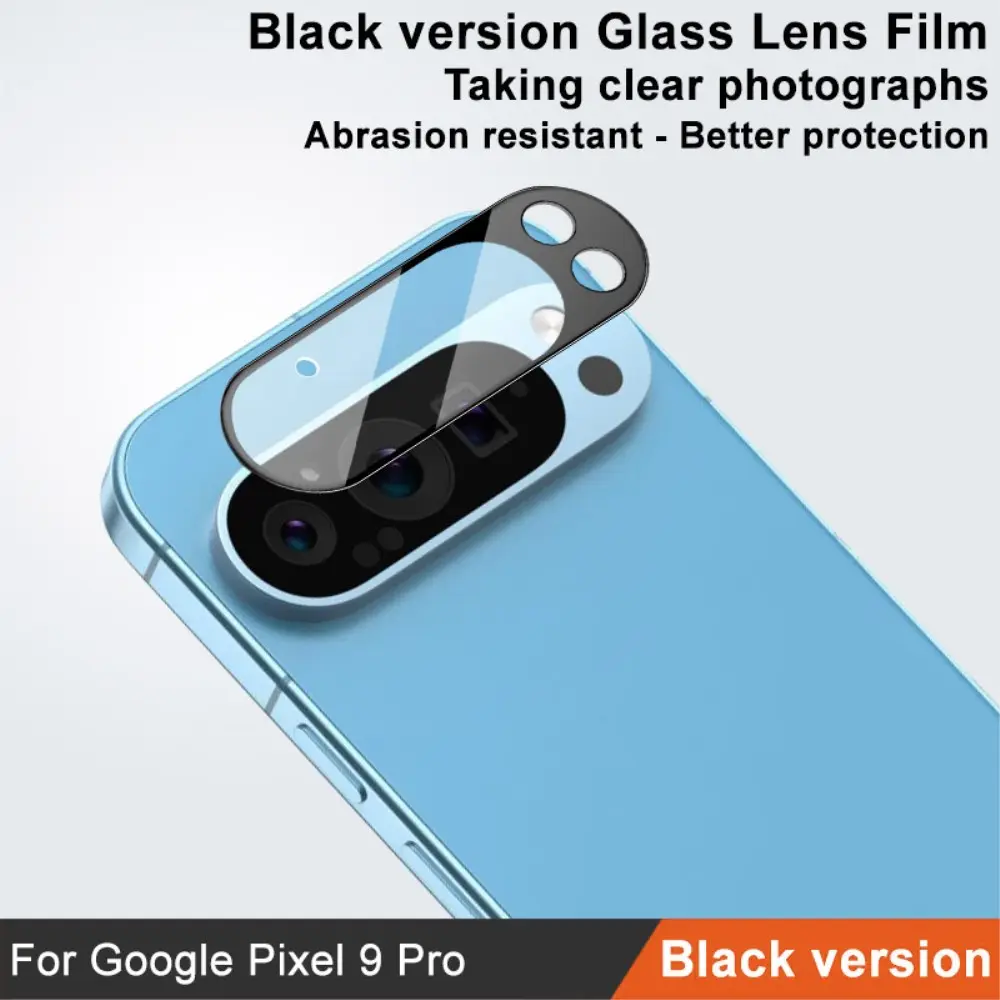 Härdat Glas 0.2mm Linsskydd Google Pixel 9 Pro Svart