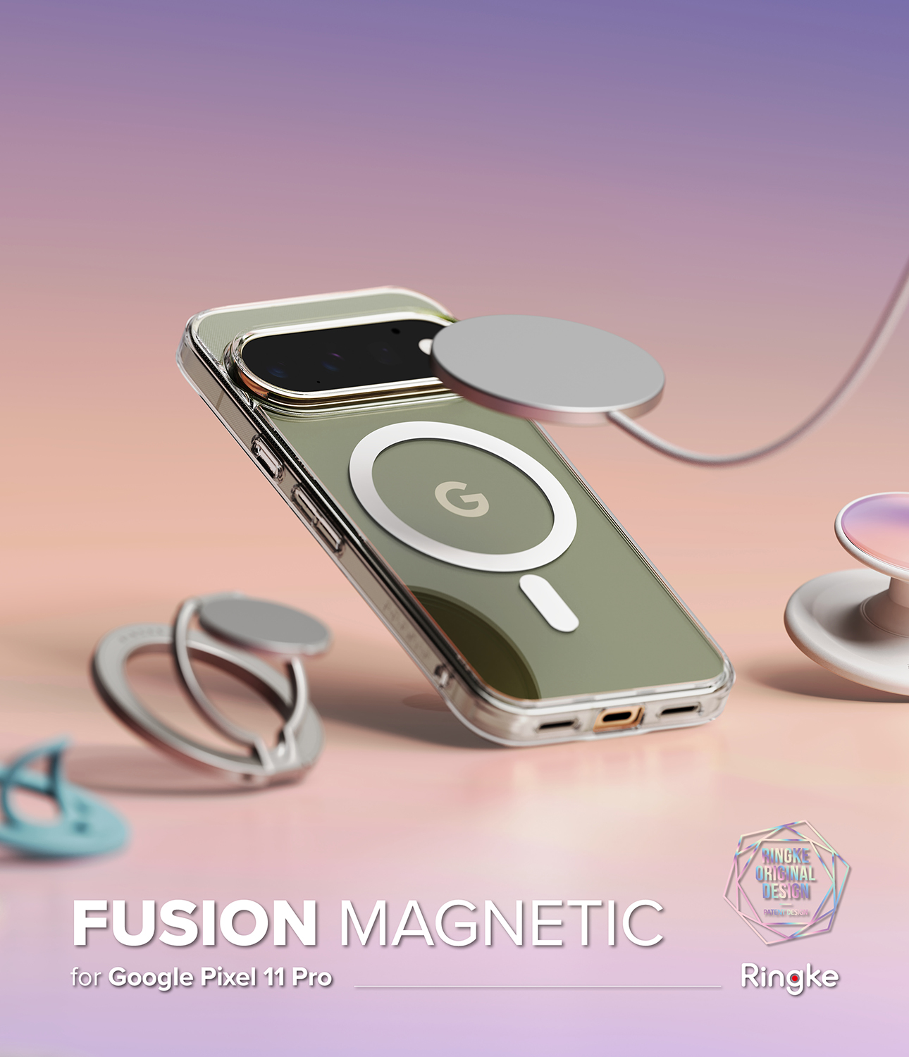 Fusion Magnetic Case Google Pixel 11 Pro Genomskinlig