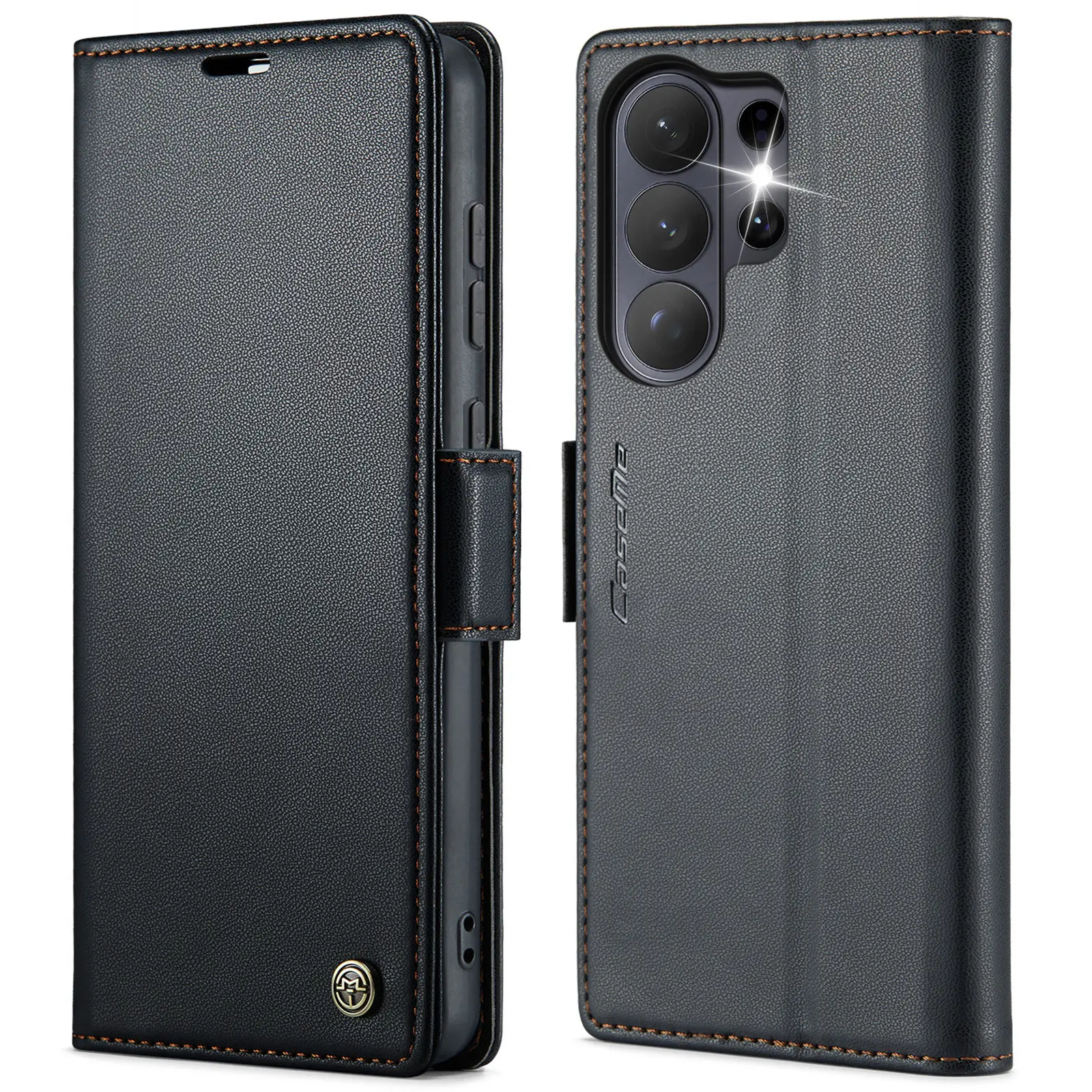 RFID blocking Slim Pung Etui Samsung Galaxy S26 Ultra Sort