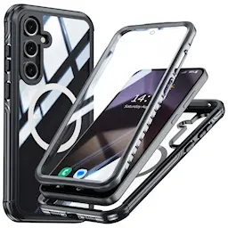 Premium Full Protection Case Samsung Galaxy S24 FE Musta