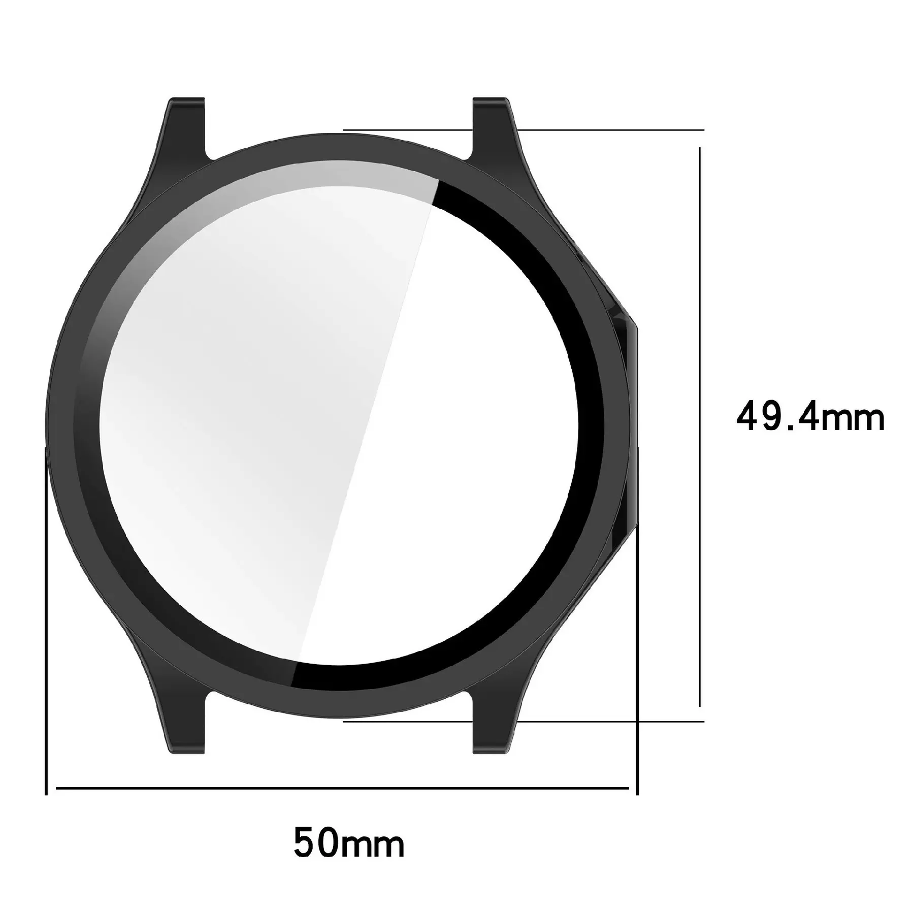 Full Cover Case  OnePlus Watch 4 Svart