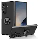 Samsung Galaxy Z Fold 8 skal med magnetisk ringhållare svart