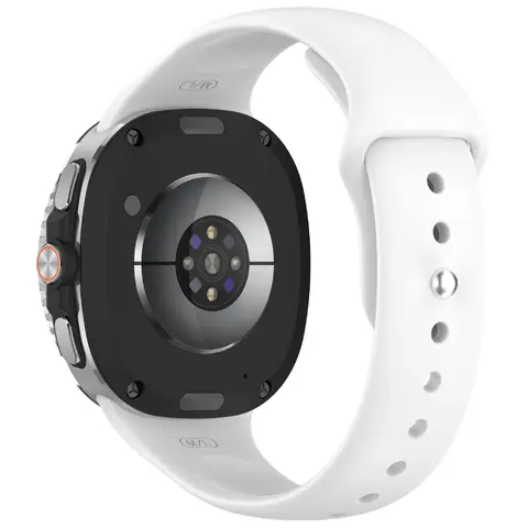 Silikonarmband Samsung Galaxy Watch 8 44mm Vit