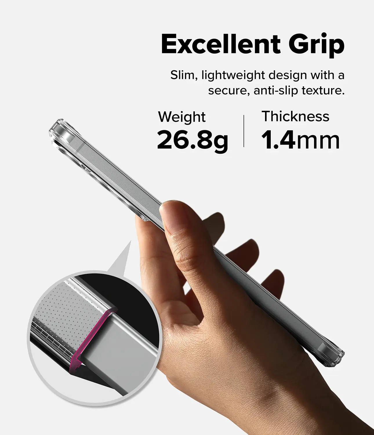 Fusion Case Samsung Galaxy S26 Clear