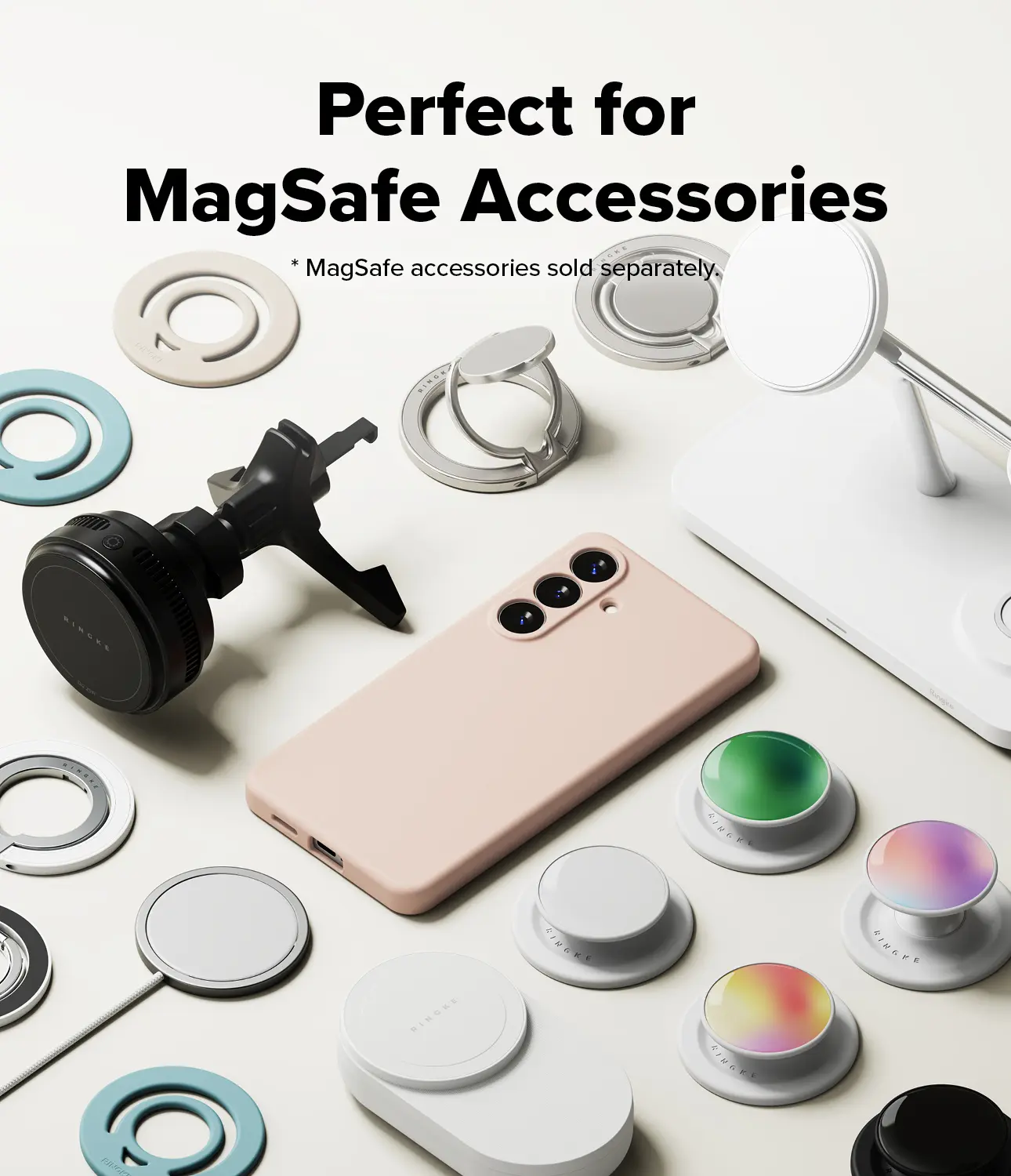 Silicone Magnetic Case Samsung Galaxy S26 Lavender