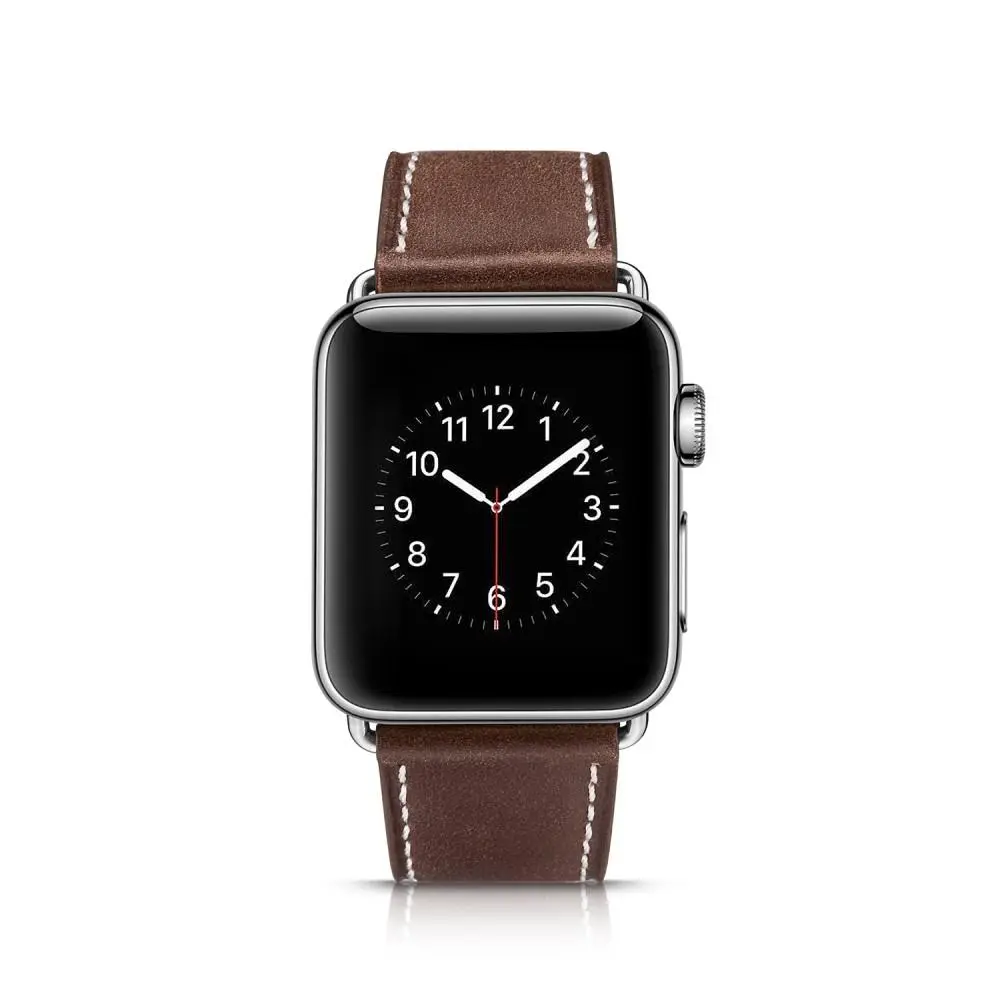 Läderarmband Apple Watch Ultra 49mm 4th Gen Brun