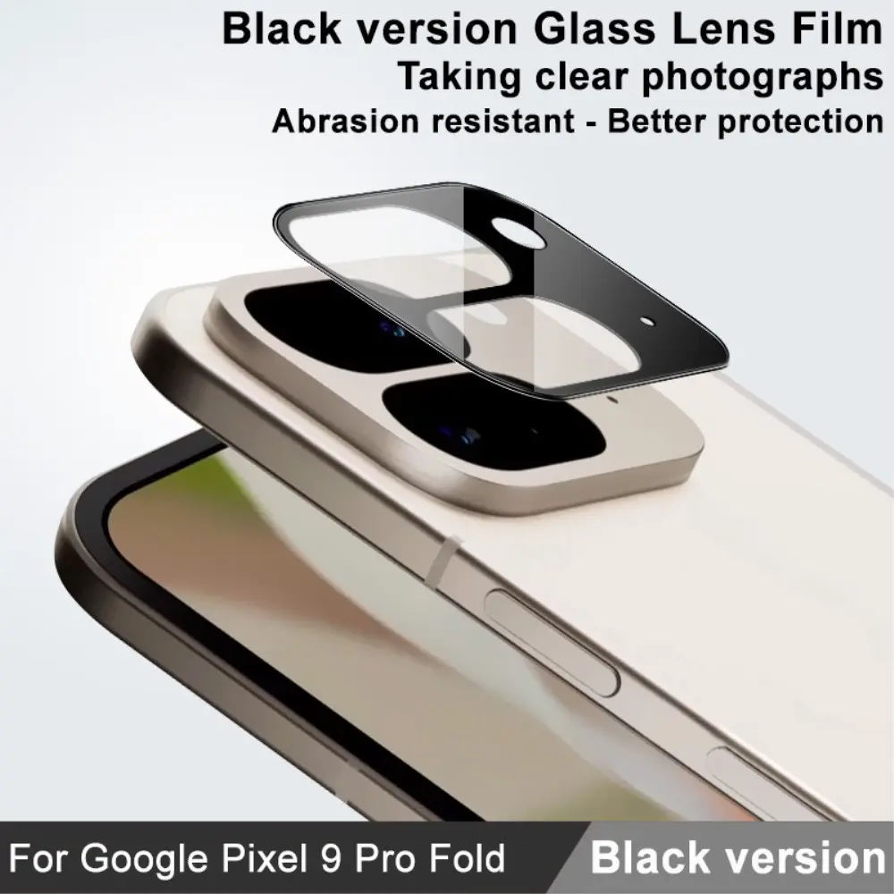 Härdat Glas 0.2mm Linsskydd Google Pixel 9 Pro Fold Svart