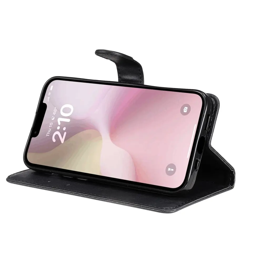 Plånboksfodral iPhone 17e svart