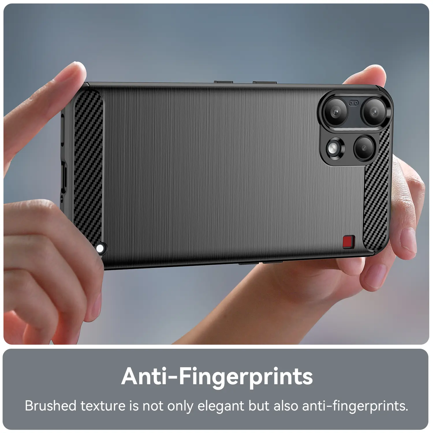 Nothing Phone 3a Lite Skal TPU Brushed Svart