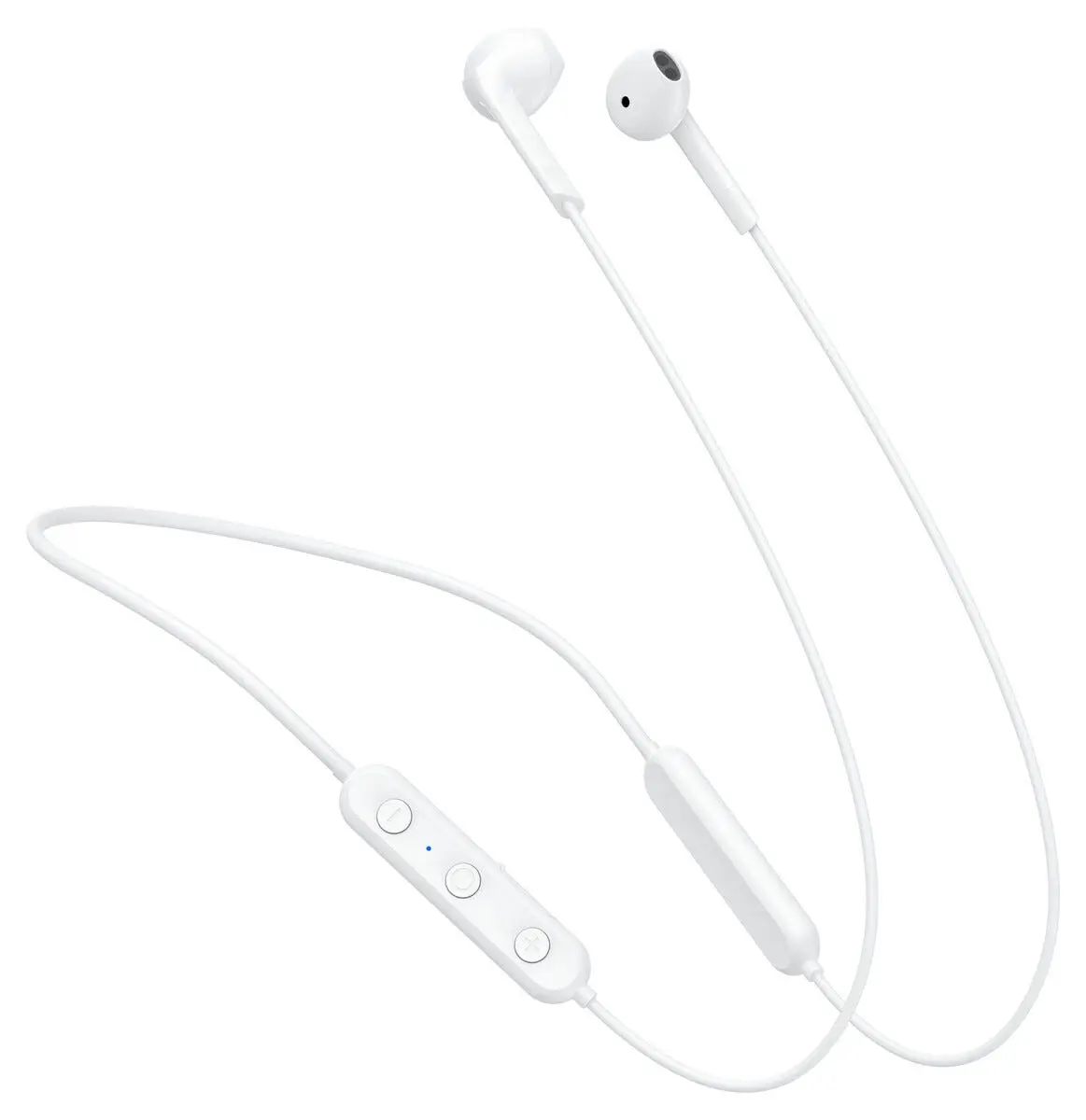 BIX100 Trådlösa Bluetooth-hörlurar in-ear med mikrofon Vit