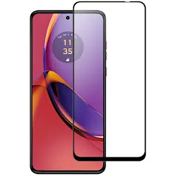 Heldekkende Skjermbeskytter Herdet Glass Motorola Moto G84 svart