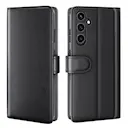 Ægte Læderetui Samsung Galaxy S23 FE Sort