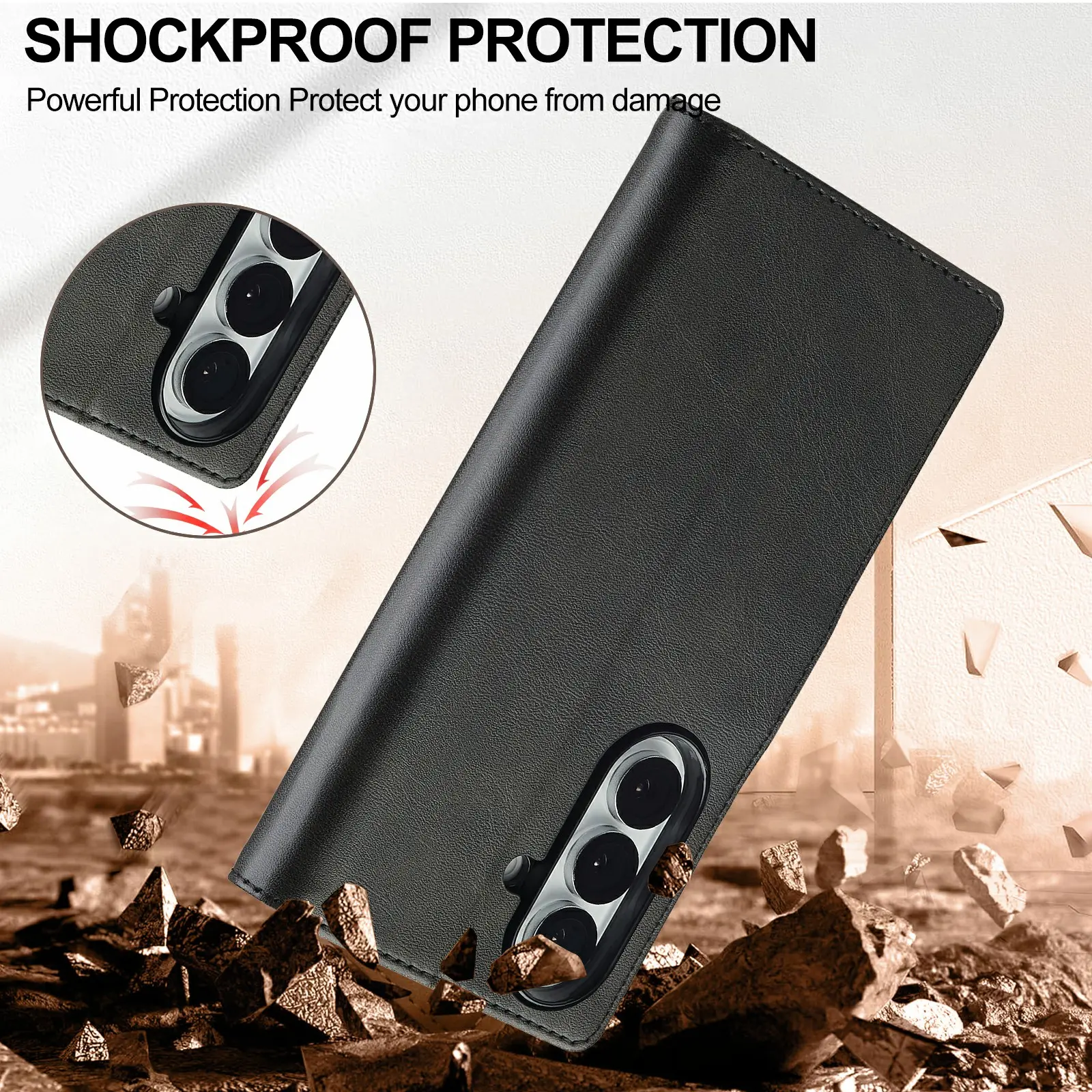 Plånboksfodral Samsung Galaxy Z Fold 8 Ultra Svart