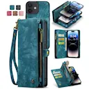 Multi-slot Mobiltaske iPhone 12/iPhone 12 Pro Blå