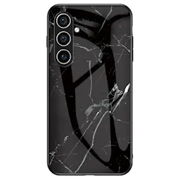 Panssarilasi Kuori Samsung Galaxy A56 Musta marmoria