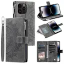 Pung Taske iPhone 15 Pro Mandala grå