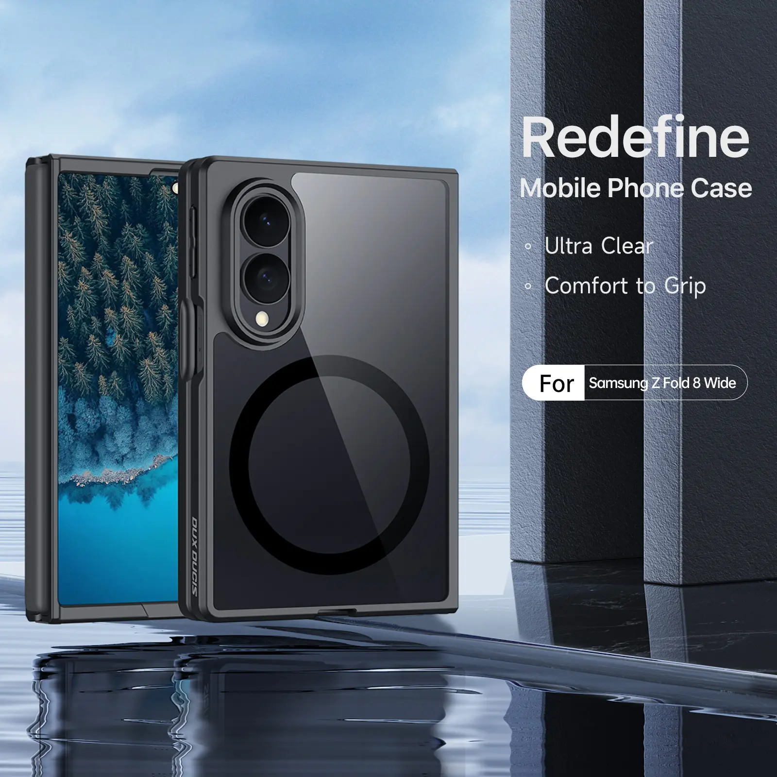 Aimo MagSafe Skal Samsung Galaxy Z Fold 8 svart