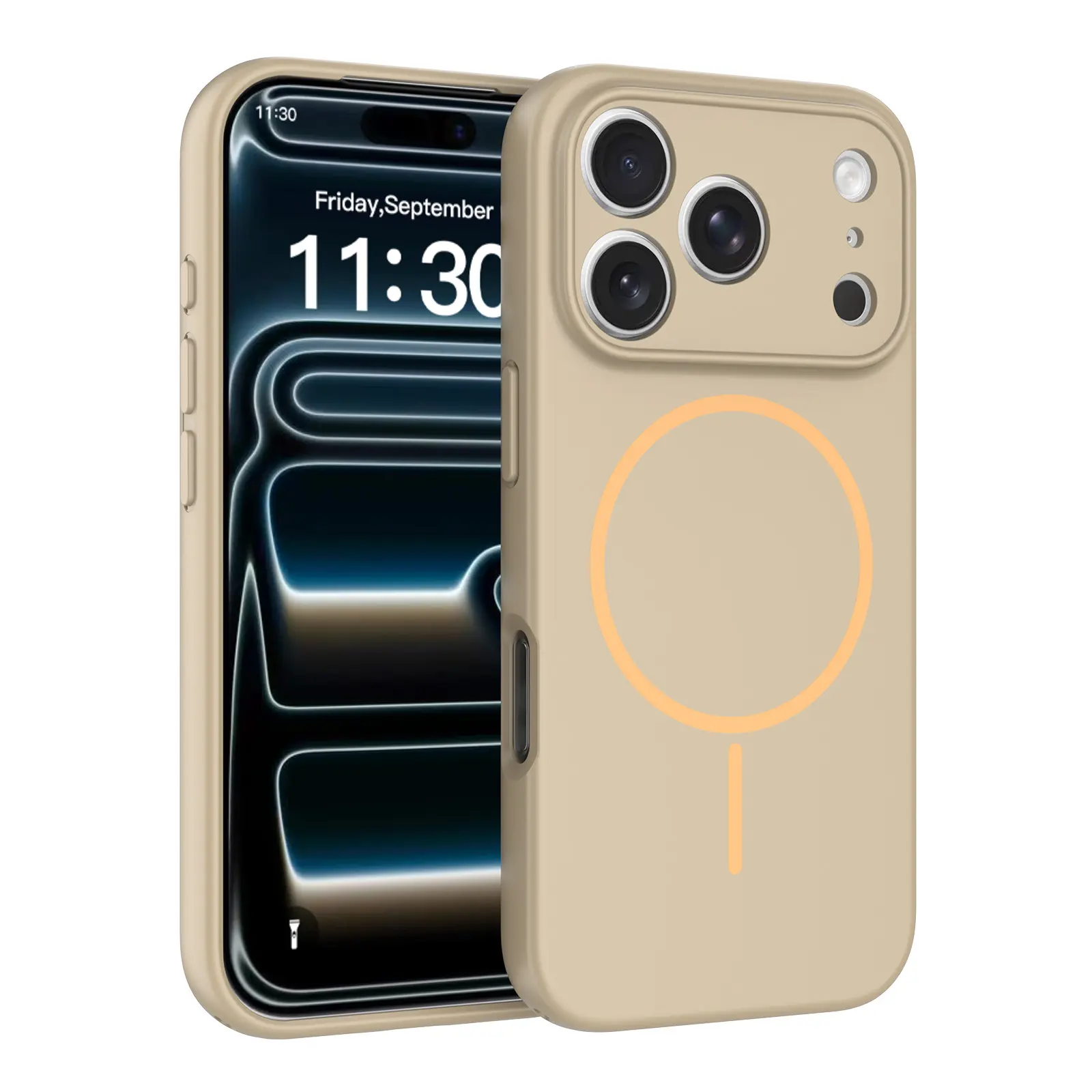 iPhone 18 Pro MagSafe-cover SoftArmor, Taupe