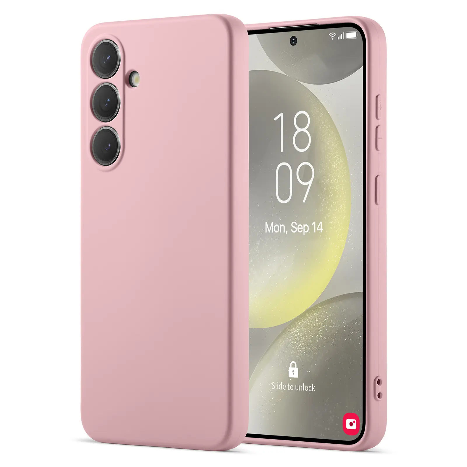 TPU Cover Samsung Galaxy S24 FE Lyserød