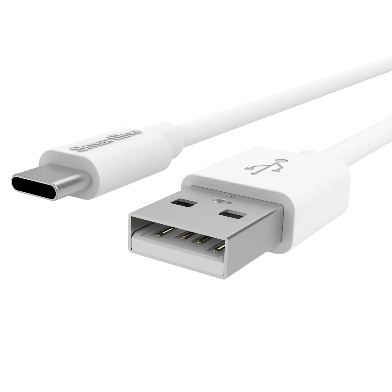 USB-kabel USB-C 1m Vit