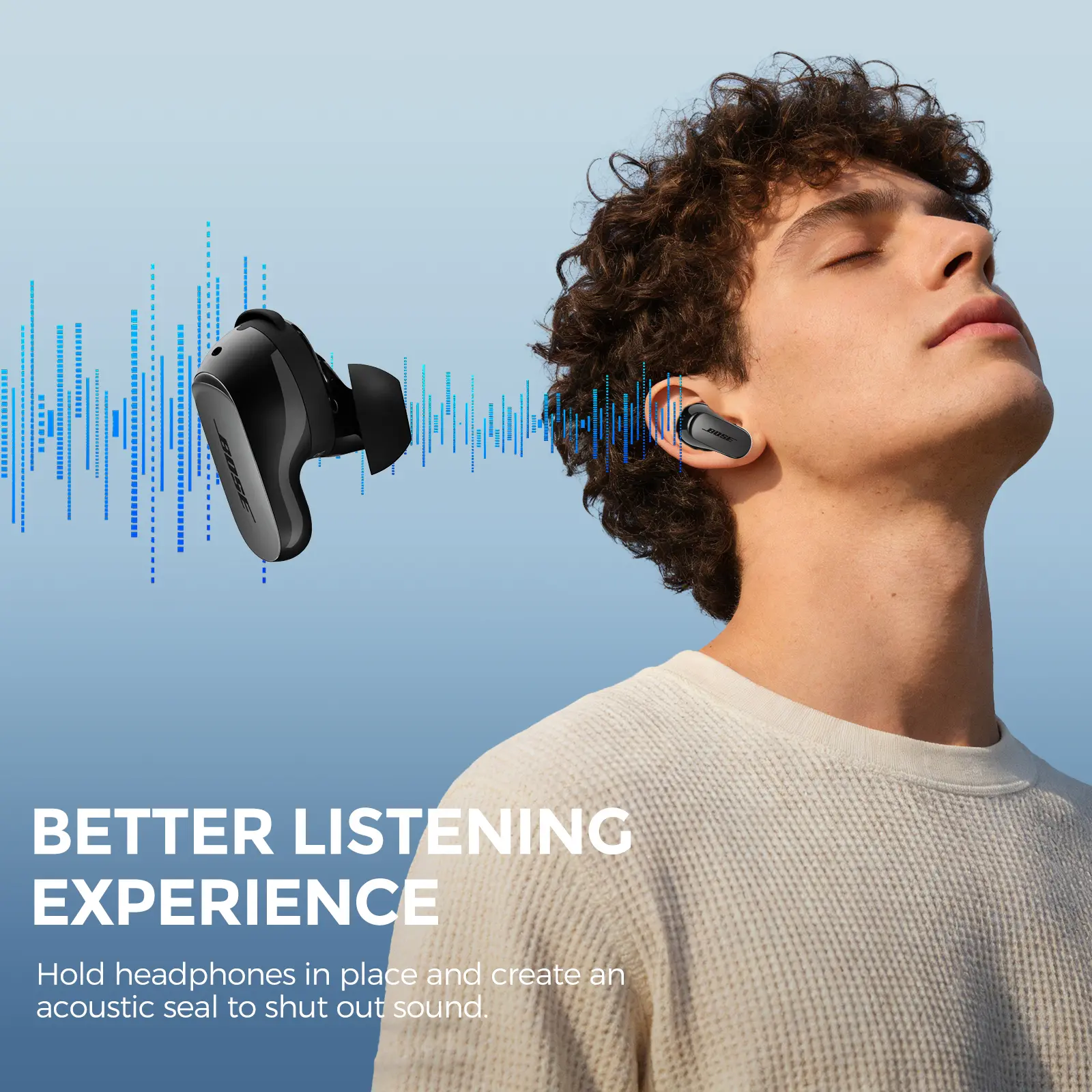 Ear Tips (3-pack)  Bose QuietComfort Ultra 2 Svart