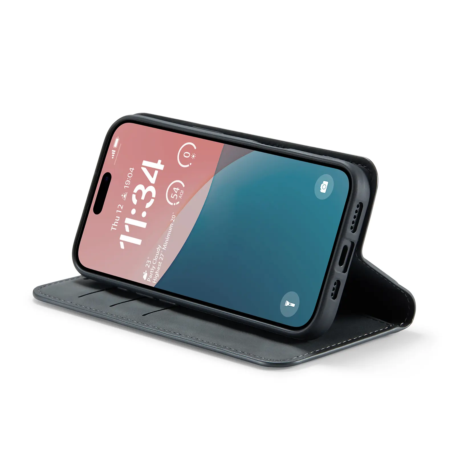 iPhone 16 Slim Mobilfodral Svart