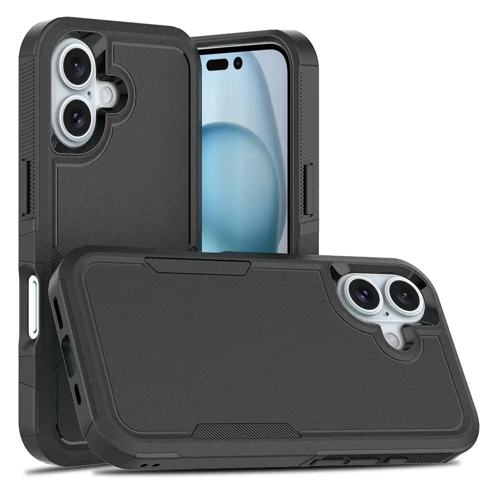 iPhone 16 Hybridcover Off-road, Sort