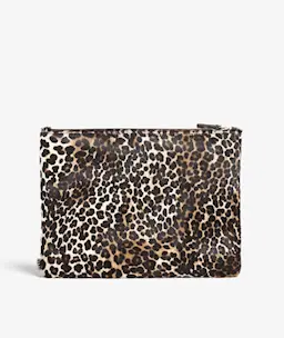 Small Clutch Pony Mini Leopardo White