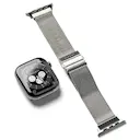 Metal One Mesh Reim Apple Watch Series 7 45mm Sølv