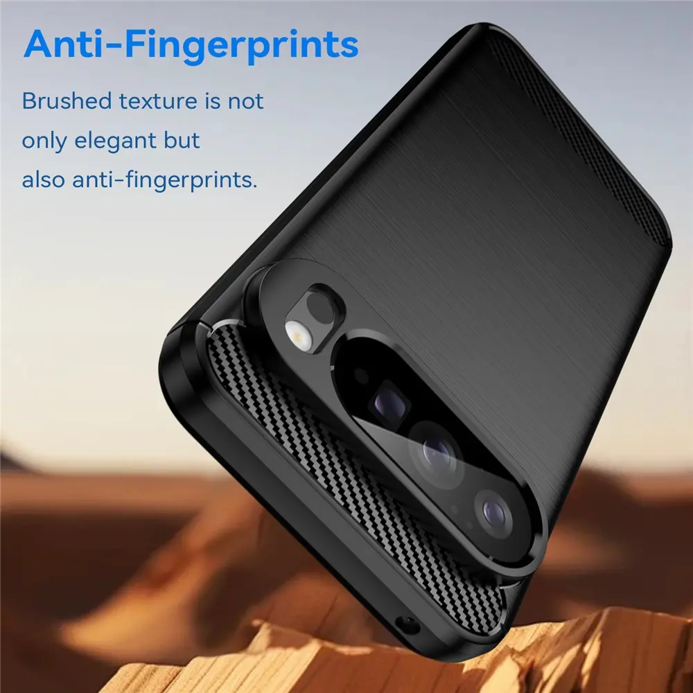Google Pixel 11 Pro XL Skal TPU Brushed Svart