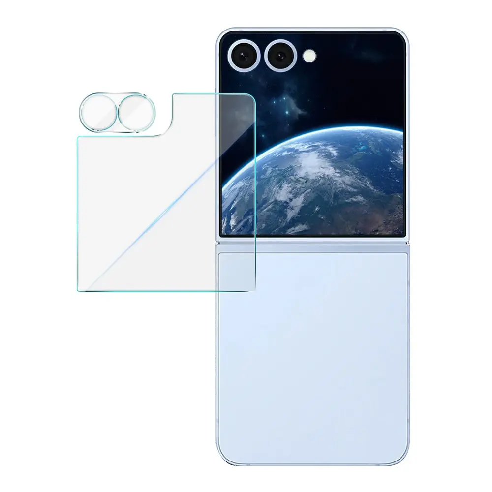 Hærdet Glas Linsebeskytter + Skærmbeskytter Samsung Galaxy Z Flip 7 Gennemsigtig