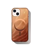 iPhone 16e Glitrende glittercover MagSafe, Mocha Mousse