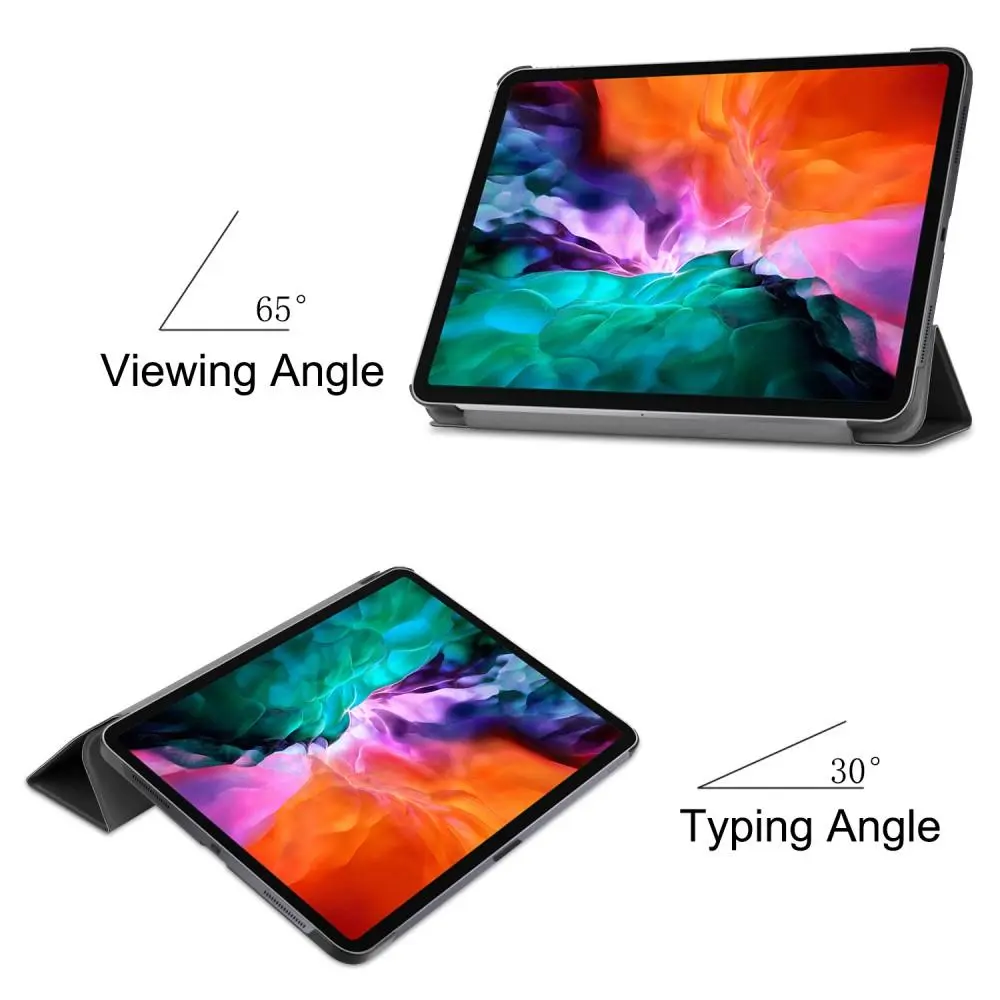 Fodral Tri-fold Apple iPad Pro 12.9 6th Gen (2022) Svart