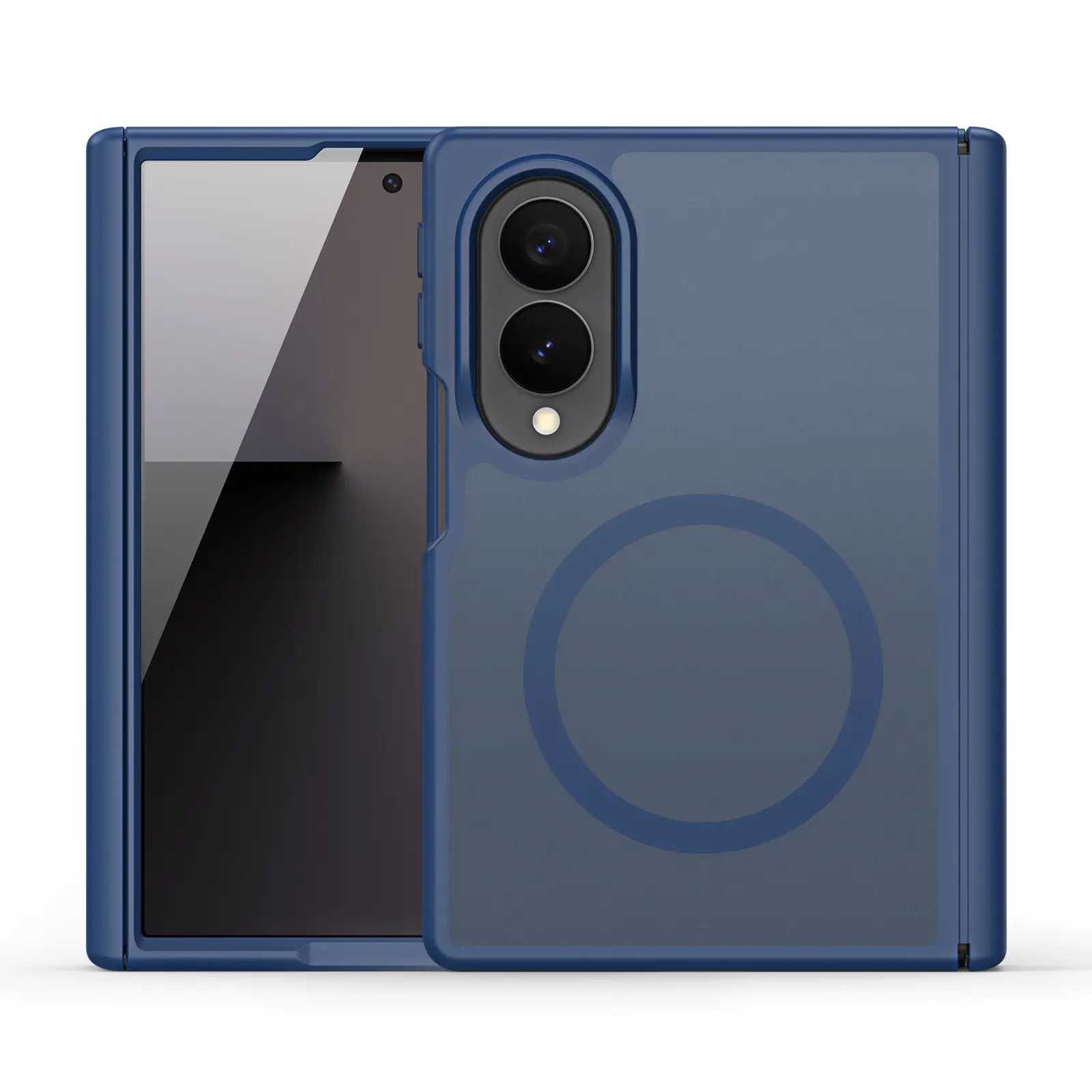 Yind Magnetiskt Skal Samsung Galaxy Z Fold 8 Mörkblå
