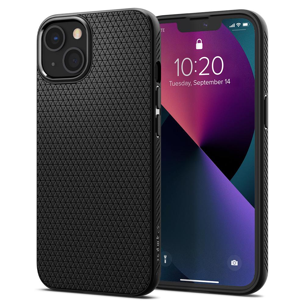 Spigen iPhone 13 Case Liquid Air Black - Puhelimen kuoret