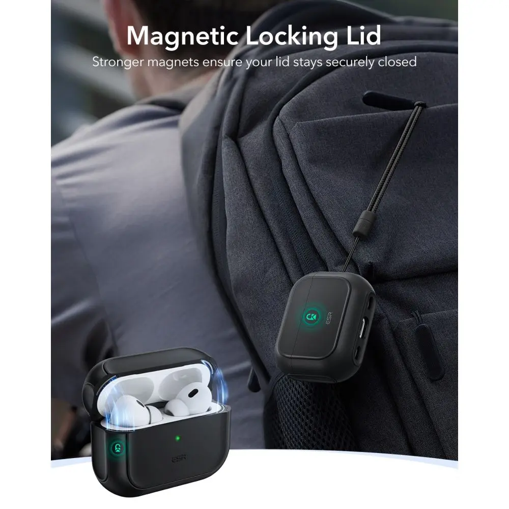 Orbit HaloLock Magsafe Skal Apple AirPods Pro 3 Black