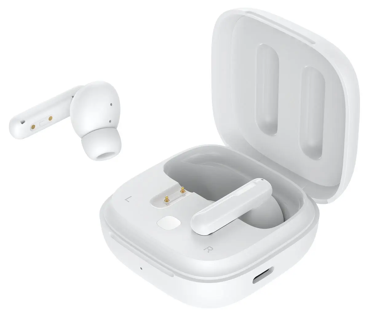 Dunite True Wireless ANC hörlurar in-ear Vit