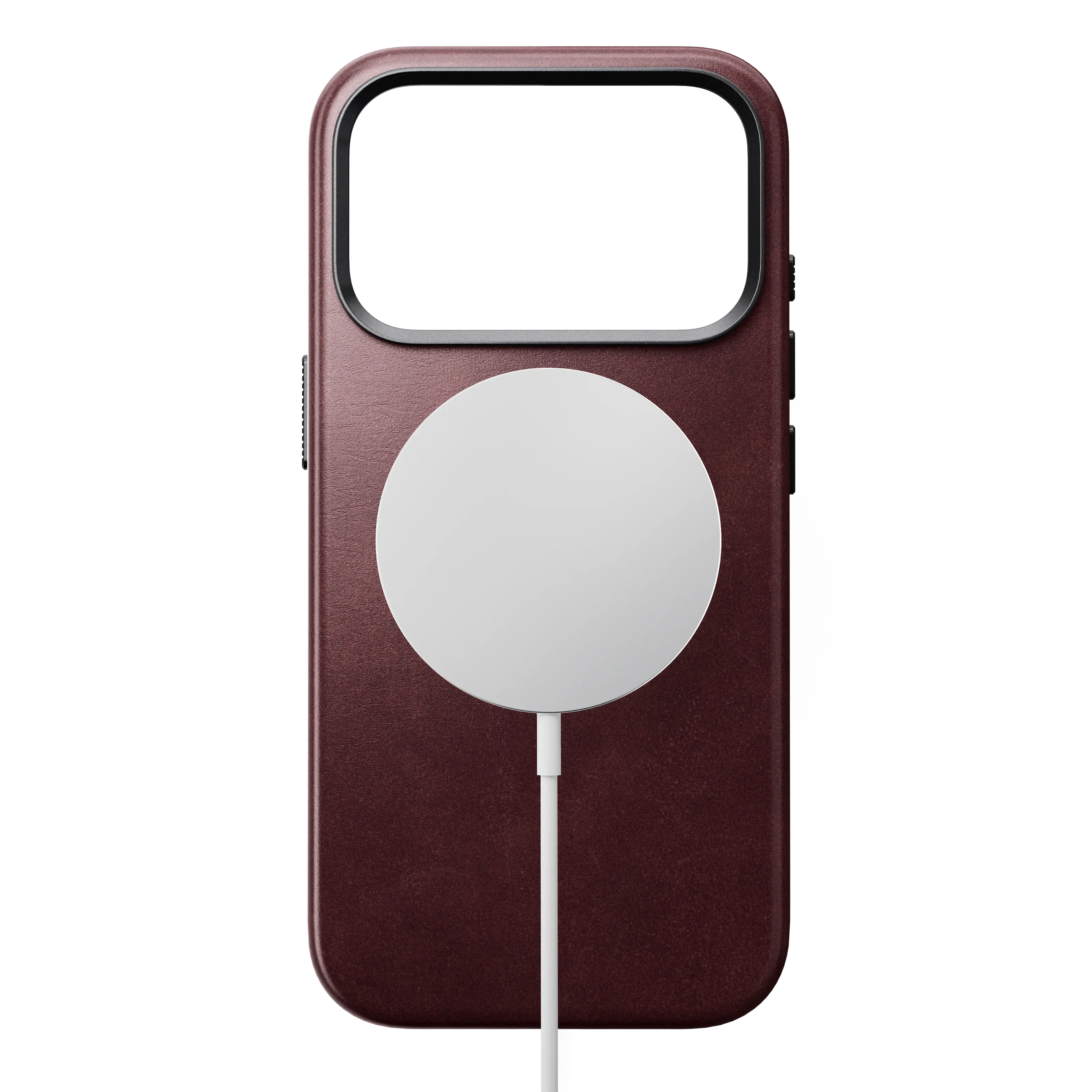 iPhone 18 Pro Traditional Horween Leather Case MagSafe Burgundy