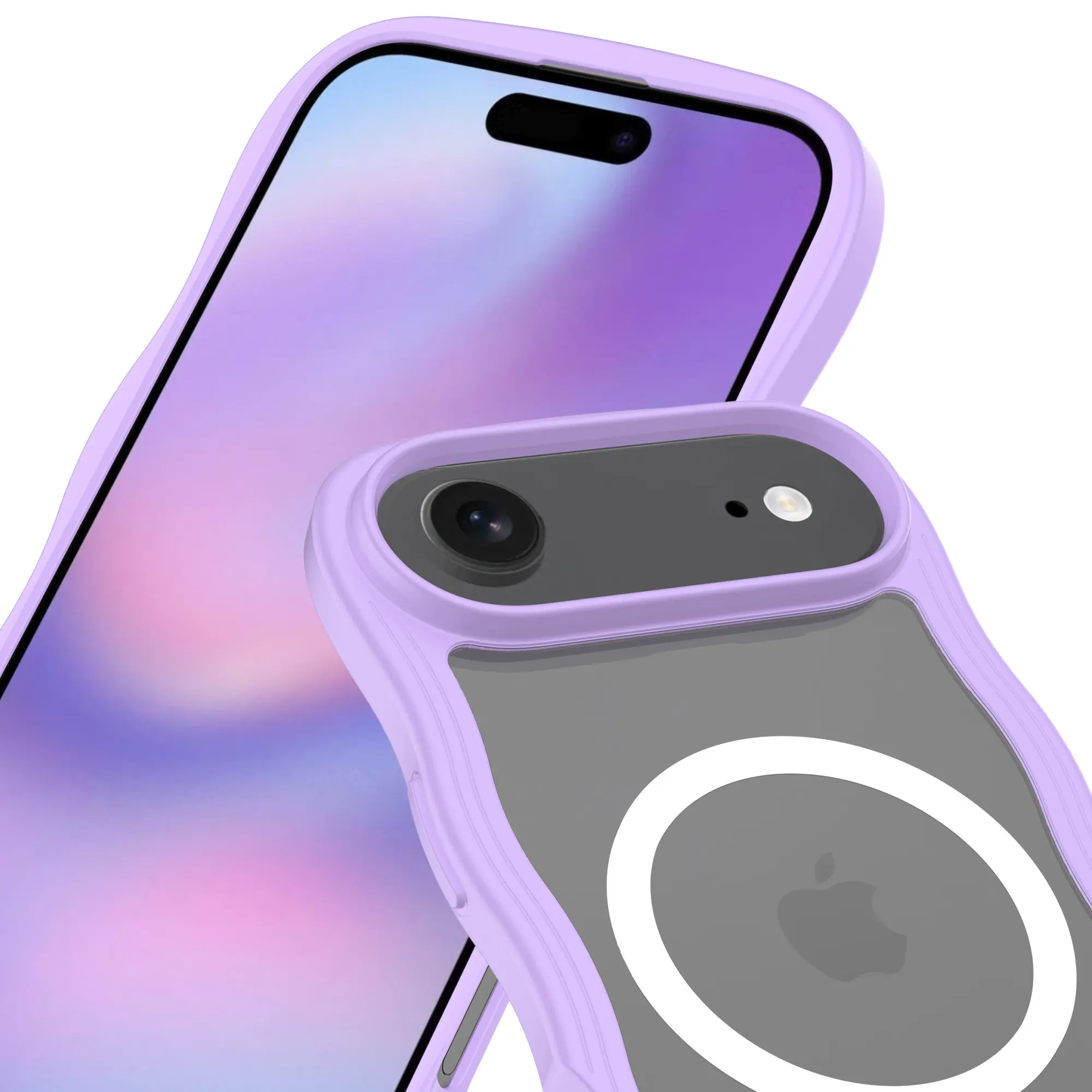 The Wave Mag Case iPhone Air Lila
